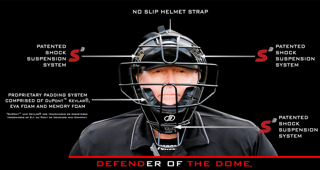 Force 3 Defender Umpire Mask