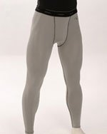 BBS416 Smitty Grey Compression Tights w/ Cup Pocket
