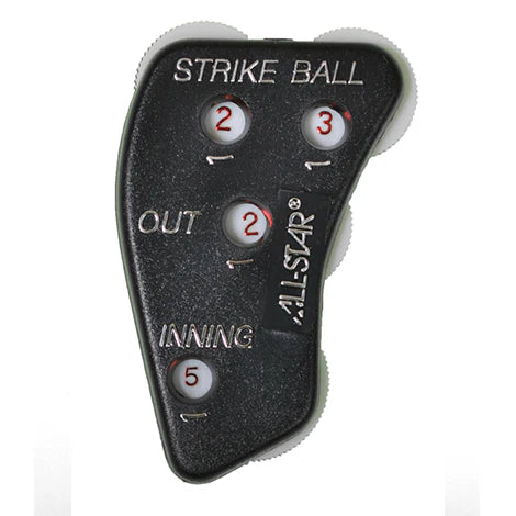 ALL-STAR # UC3BC Black Four Count Plastic Indicator
