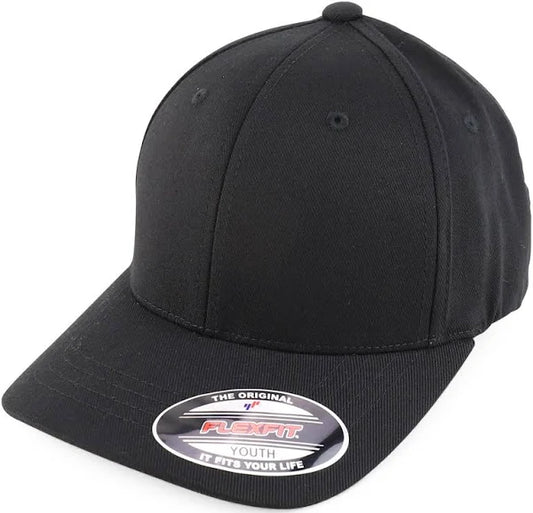 Youth Original Flex Fit Hat in Black - 8 Stitch