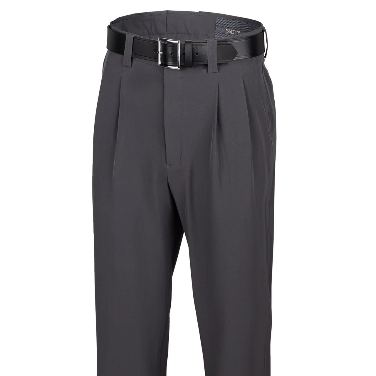 Smitty -" EXPANDER WAISTBAND" 4 -Way Stretch Pleated Front Umpire Pants BBS394- Base Pant - BBS395 Combo Pant- BBS396 Plate Pant Dark Grey
