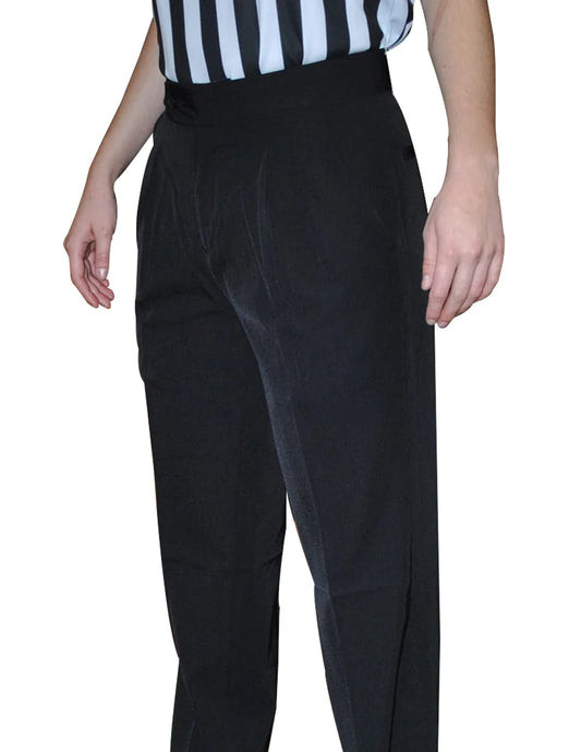 BKS272 - Smitty Women's 100% Polyester Pleated Pants w / Slash Pockets