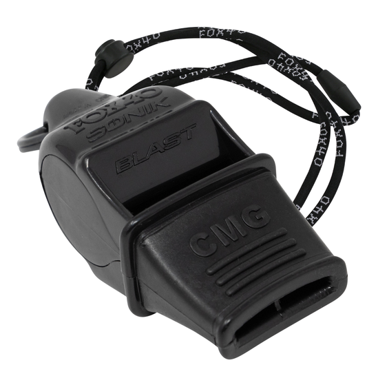 Fox 40 Sonik Blast CMG Officals Whistle with Lanyard