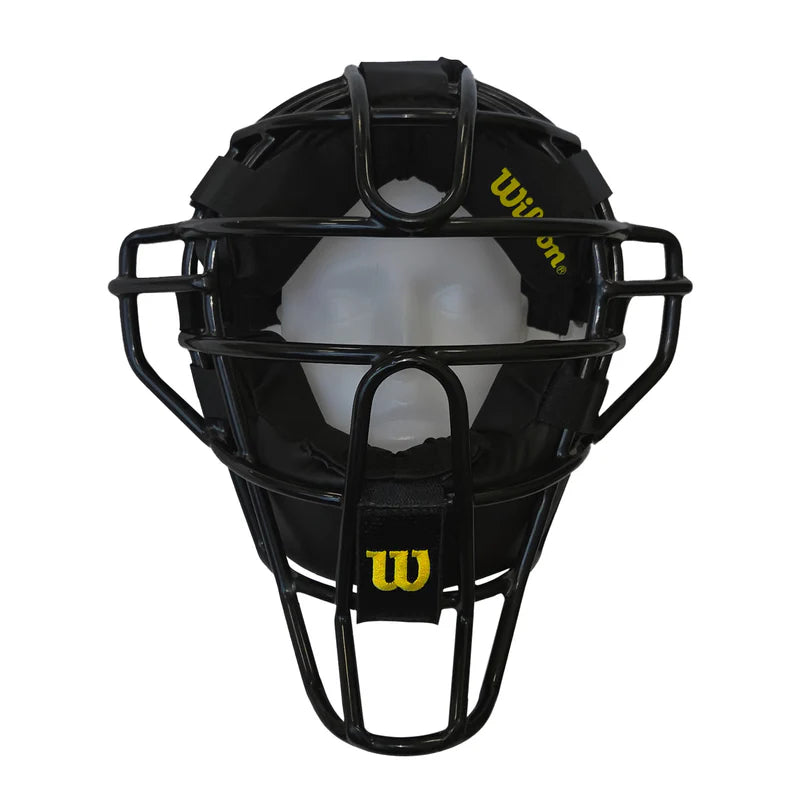 Wilson Dyna- Lite Umpire's Facemask Black Steel Cage