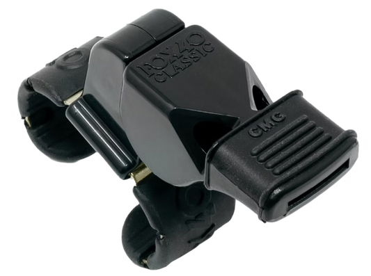 Fox 40 Classic CMG Officals whistle with  Fingergrip