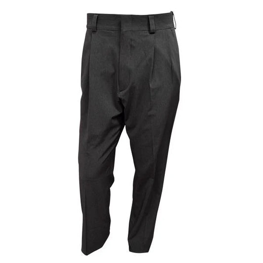 Honig's " New" Performance 4 - Way Stretch PLEATED FRONT Combo,Base, Plate Pant With Expander Waistband- Dark Charcoal