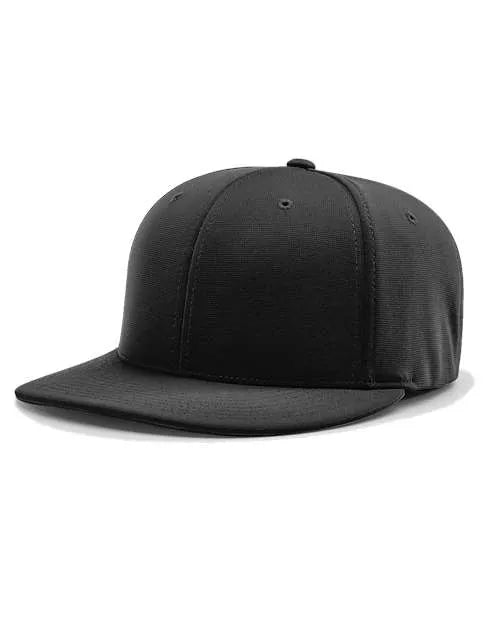 Richardson Black Pulse Flex Fit Cap R643 - 6 Stitch Combo Cap "NEW"