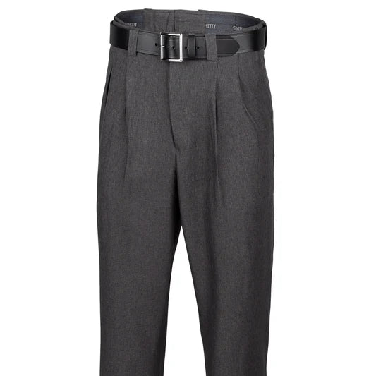 Smitty BBS374 Pleated  Base Pant- BBS375 Pleated Combo Pant - BBS376 Plate Pant Charcoal Grey Pant W/Expander Waist Band