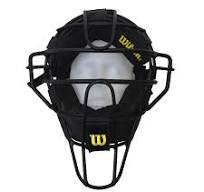 Wilson Dyna - Ultra Lite Umpire's  Aluminum Mask-  Black Cage / Black Pads or  Black Cage/ Tan Pads